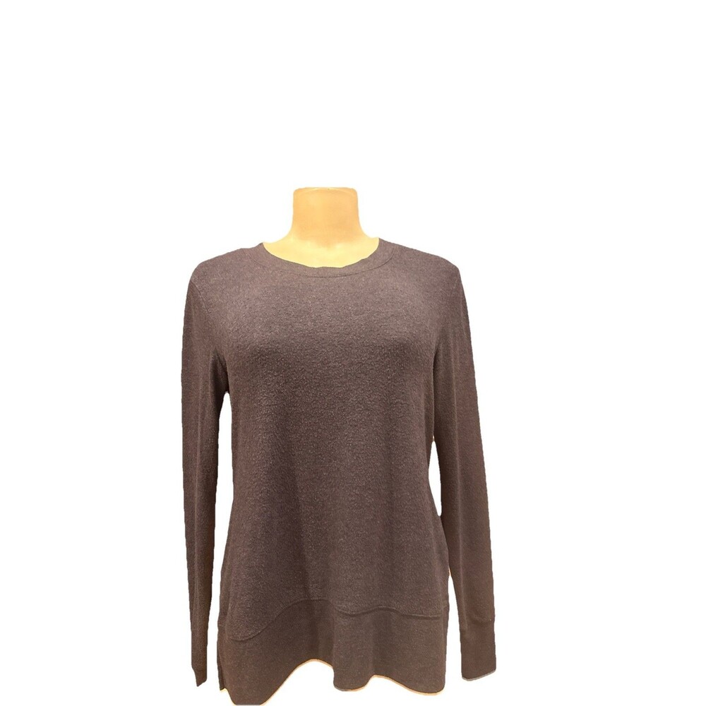 Alo Women's Black Long Sleeve Crew Neck  S. Soft & Comfortable‎